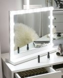 Lustro do makijażu stojące LED BEAUVOIR Biały Lumarko!