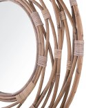 Lustro ścienne BURGIS 75 cm 75 cm Rattan Piaskowy Lumarko!