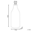 Wazon na kwiaty CALLIPOLIS Kamionka 35 cm Niebieski Lumarko!