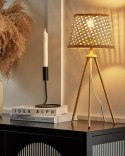 Lampa stołowa BOETICA Rattan Naturalny Lumarko!