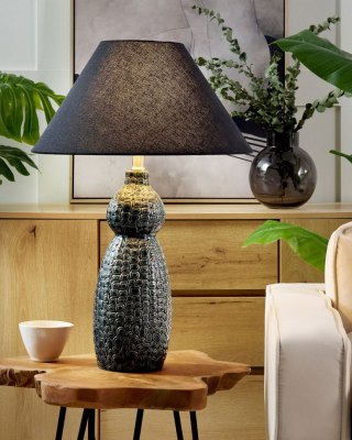 Lampa stołowa MATINA Ceramika Czarny