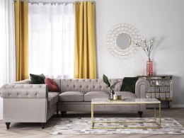 Narożnik prawostronny beżowy CHESTERFIELD Lumarko!