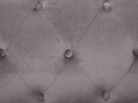 Narożnik welurowy prawostronny szary FLEN