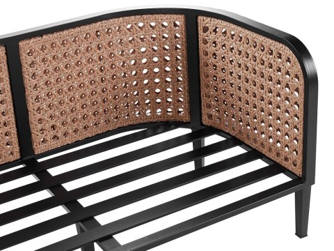 Zestaw ogrodowy ze stolikiem dla 2 osób MONTEFALCO Metal Biały