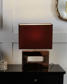 Lampa stołowa ONYX Porcelana Brązowy Lumarko!