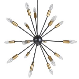 Lampa wisząca MAGUSE Metal Czarny/ złoty Lumarko!