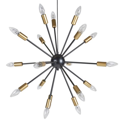 Lampa wisząca MAGUSE Metal Czarny/ złoty Lumarko!