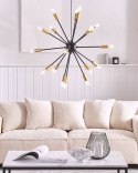 Lampa wisząca MAGUSE Metal Czarny/ złoty Lumarko!