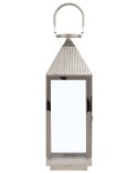 Lampion BALI Metal 55 cm Srebrny Lumarko!