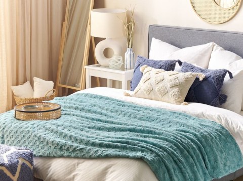 Narzuta na łóżko KANDILLI 150 x 200 cm Jasnozielony