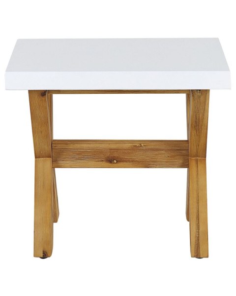 Stołek ogrodowy OLBIA Beton Biały