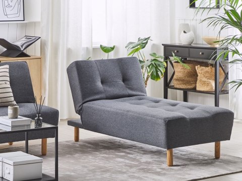 Szezlong rozkładany ciemnoszary ALSTEN