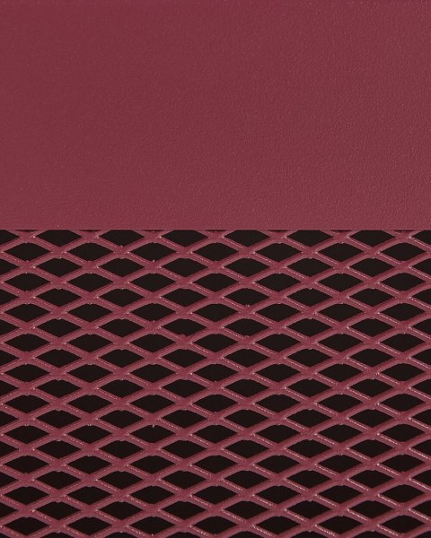 Szafka nocna OSSETT Metal Bordowy