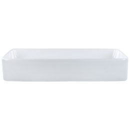 Umywalka nablatowa 61 x 35 cm biała ULUA Lumarko!