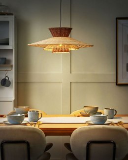Lampa wisząca KABOMPO Rattan Brązowy Lumarko!