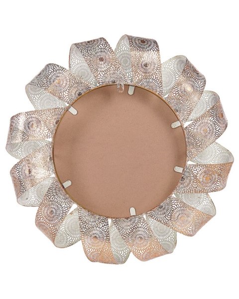 Lustro ścienne MANGALORE 54 cm 54 cm Metal Biały