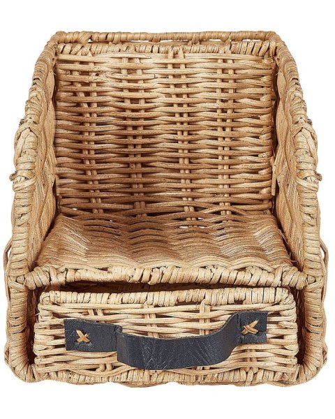 Organizer na dokumenty z szufladą rattanowy jasny MALPELO