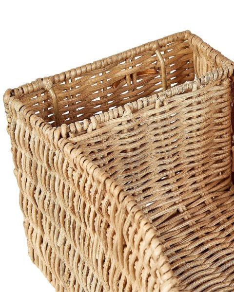 Organizer na dokumenty z szufladą rattanowy jasny MALPELO