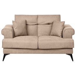 Sofa 2-osobowa jasnobrązowa SKIVE Lumarko!