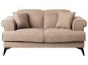 Sofa 2-osobowa jasnobrązowa SKIVE Lumarko!