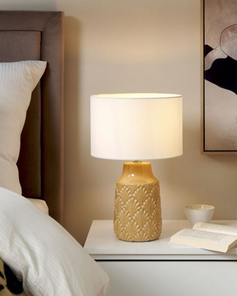 Lampa stołowa BALAO Ceramika Żółty