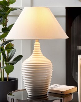 Lampa stołowa CELESTE Ceramika Kremowy Lumarko!