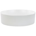 Umywalka nablatowa ceramiczna ⌀ 40 cm złamana biel TEBAR Lumarko!