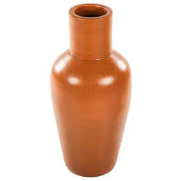 Wazon dekoracyjny KARFI Ceramika 37 cm Pomarańczowy Lumarko!