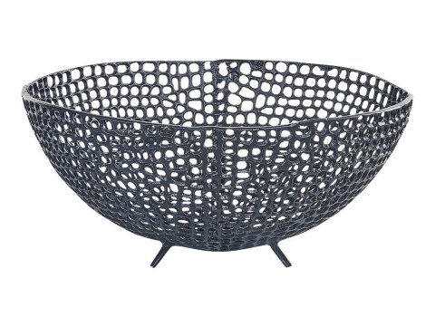 Zestaw 2 mis dekoracyjnych czarny KRUKUT