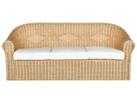 Zestaw ogrodowy ze stolikiem dla 5 osób LIVADEIA Rattan Naturalny