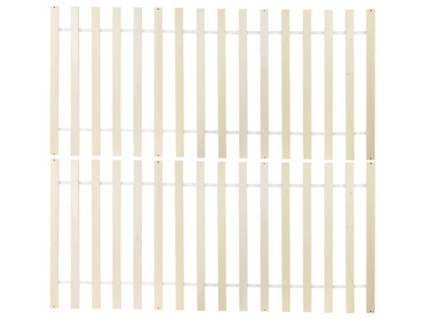 Łóżko Drewno VANNES 140 x 200 cm Biały