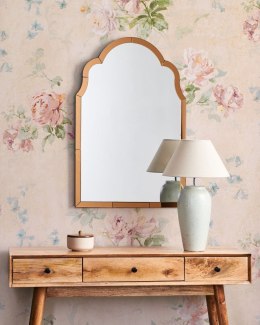 Lustro ścienne NORVILLE 60 cm 89 cm Miedziany Lumarko!