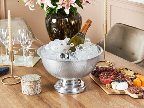 Misa dekoracyjna TIWANAKU Metal Srebrny