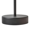 Bezprzewodowa lampa stołowa LED ALVIELA Ze ściemniaczem Metal Czarny