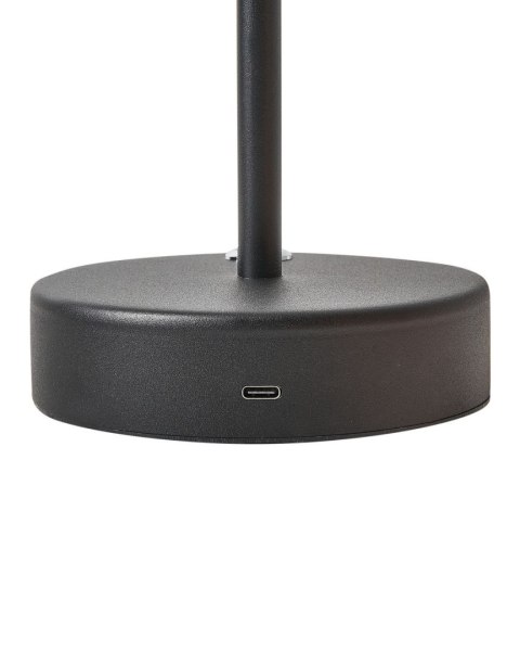 Bezprzewodowa lampa stołowa LED ALVIELA Ze ściemniaczem Metal Czarny