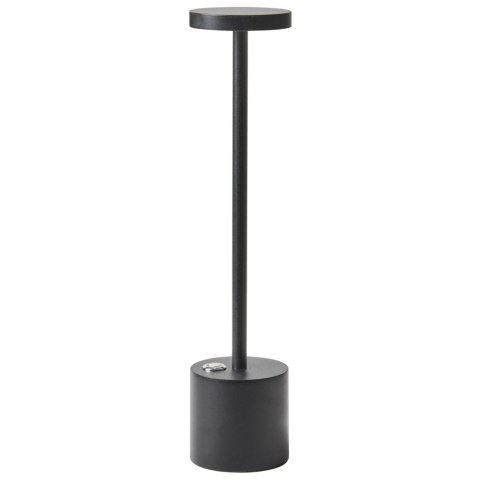 Bezprzewodowa lampa stołowa LED LIZANDRO Ze ściemniaczem Metal Czarny Lumarko!