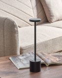 Bezprzewodowa lampa stołowa LED LIZANDRO Ze ściemniaczem Metal Czarny Lumarko!