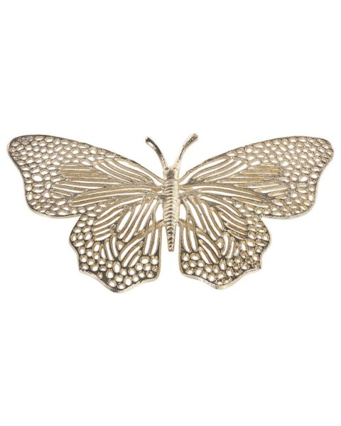 Figurka dekoracyjna Motyl MADIUN Metal Złoty