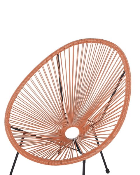 Krzesło ogrodowe ACAPULCO II Technorattan Pomarańczowy