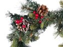 Ośnieżona świąteczna girlanda LED 180 cm zielona PAIMIO Lumarko!