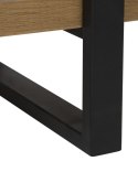 Regał 3 półki TIMBER 111 cm Ciemnobrązowy Lumarko!