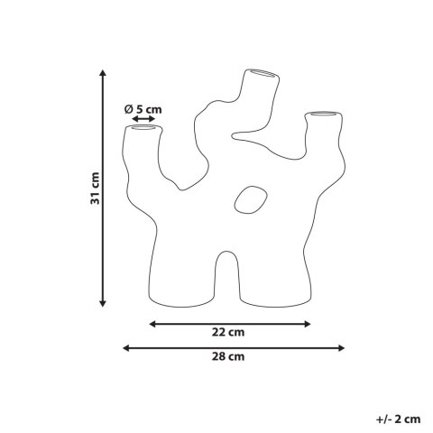 Wazon na kwiaty BARBUS Kamionka 31 cm Brązowy