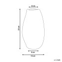 Wazon na kwiaty BATOIDEA Kamionka 25 cm Jasnobeżowy Lumarko!