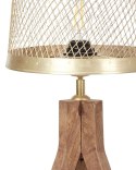 Lampa stołowa BEKI Drewno mango Ciemnobrązowy Lumarko!