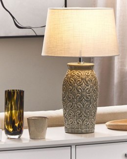 Lampa stołowa KHOPER Ceramika Szary Lumarko!