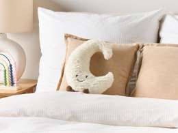 Poduszka dekoracyjna dla dzieci księżyc 21 x 40 cm biała MOONLIGHTER Lumarko!