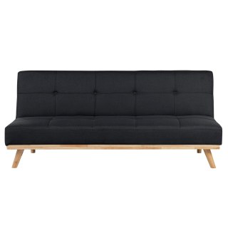 Sofa rozkładana czarna FROYA
