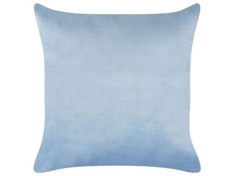 Szezlong welurowy lewostronny niebieski GONESSE