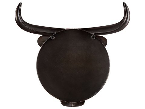 Dekoracja ścienna Byk ERBIUM Metal Szary 41 cm