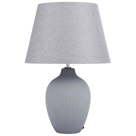 Lampa stołowa FERGUS Ceramika Szary Lumarko!
